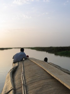 Sunset on Niger River